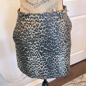 Forever 21 leopard print mini skirt